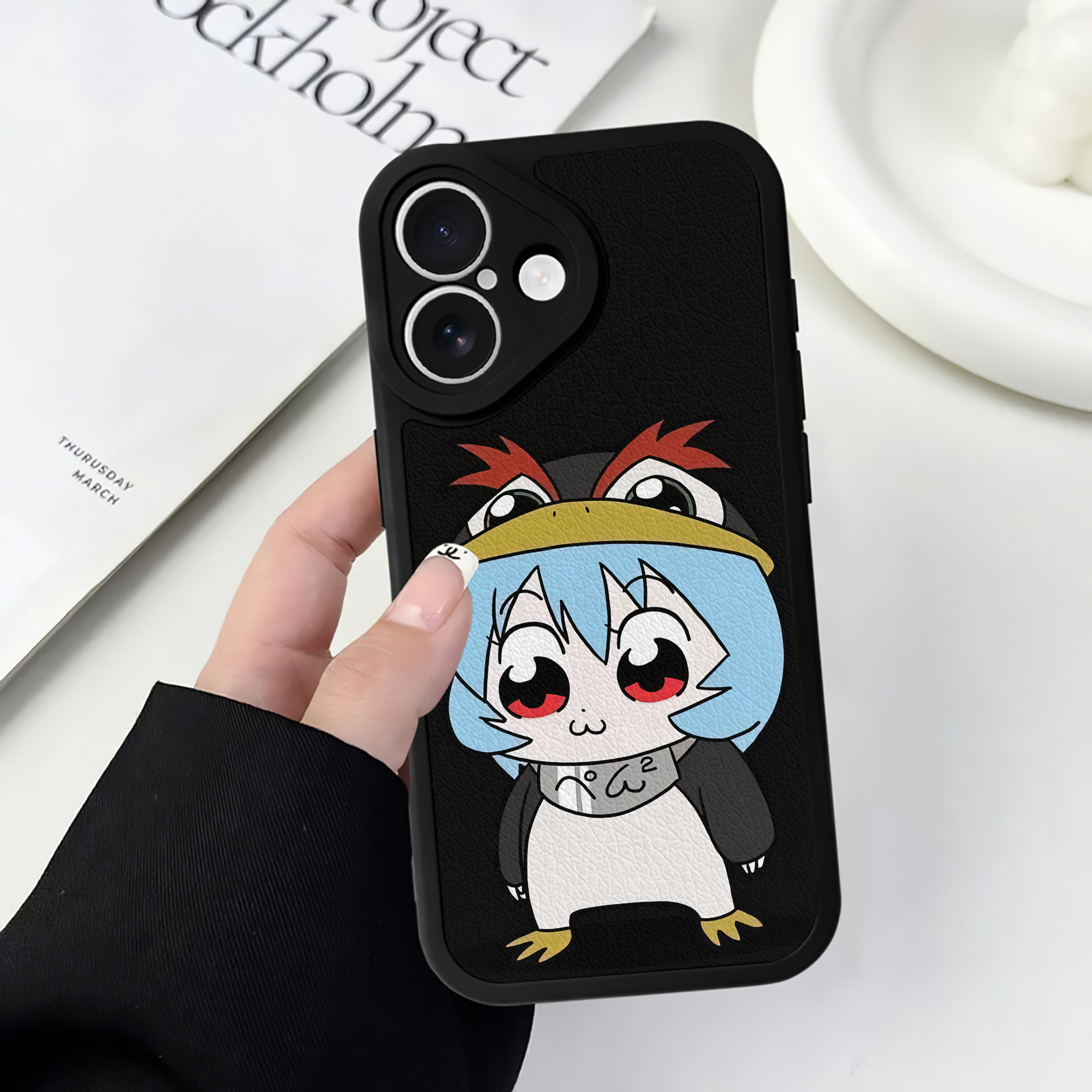 （画像用） EVA 新世紀エヴァンゲリオン 【iPhone 16シリーズ対応】シリコンスマホケース（レザー調） 材質：シリコン